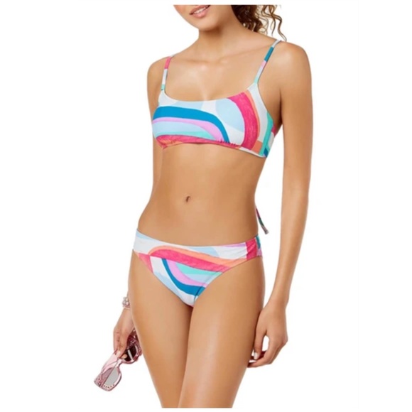 Hula Honey Flying Colors Strappy Back 2-piece Bikini - Picture 1 of 14